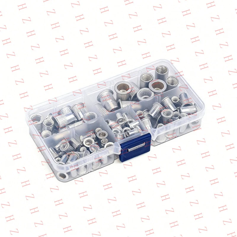 U+ Replacement Inserts Aluminum Rivet Nuts Knurled Inserts Flat Head Design （Minimum order 10 pieces）