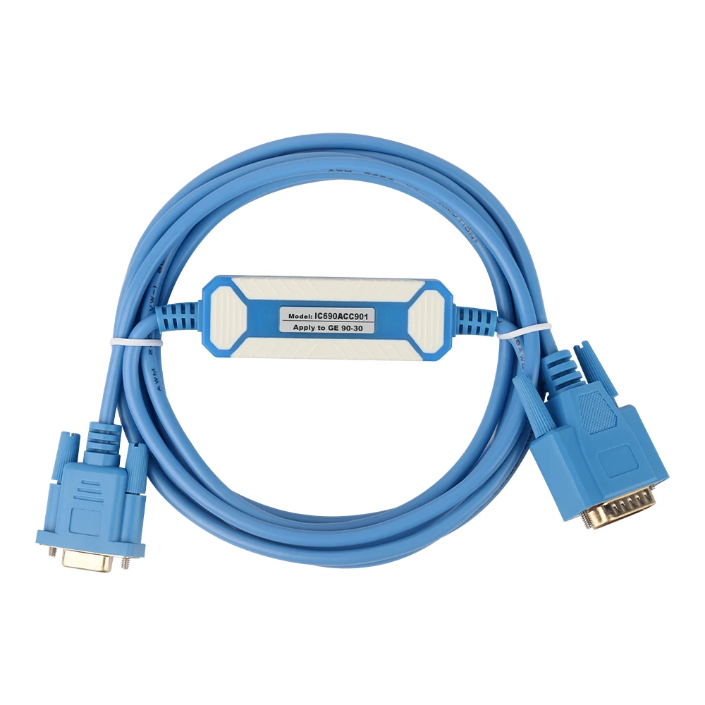 IC690USB901 ل GE 90 مايكرو GE90-70 GE90-30 سلسلة PLC كابل برجمة IC690ACC901 RS232/SNP تنزيل الكابل التسلسلي