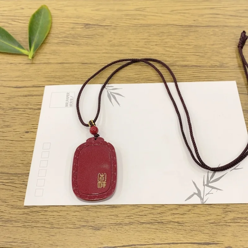 High-content purple gold sand pendant, Peace and Serenity plaque, Blessings Before Your Eyes, Brings
