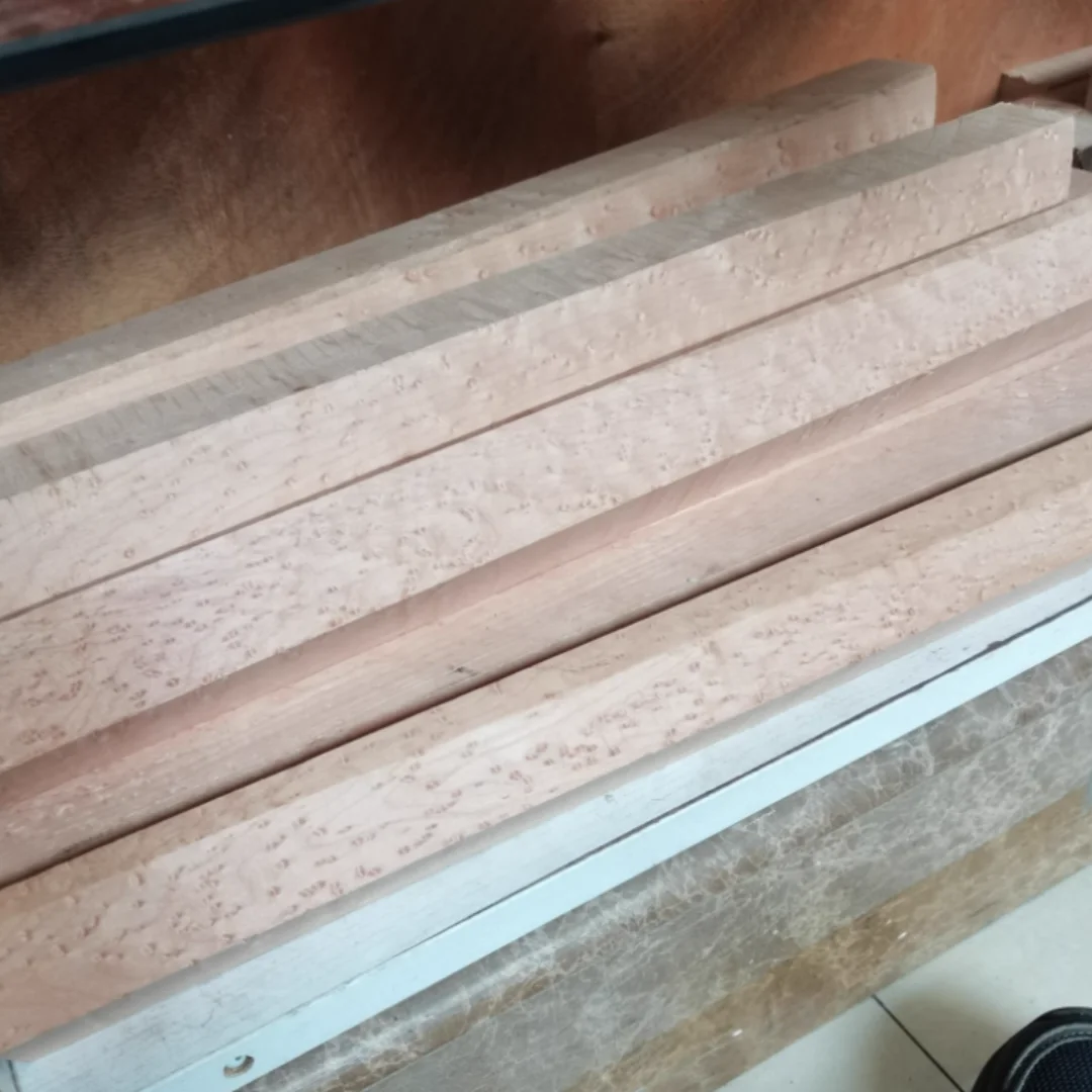 Length:450/350mm Birdseye Maple Wood DIY Blanks for Billiard Cues, Carving & Crafts – Solid Lumber for Custom Projects