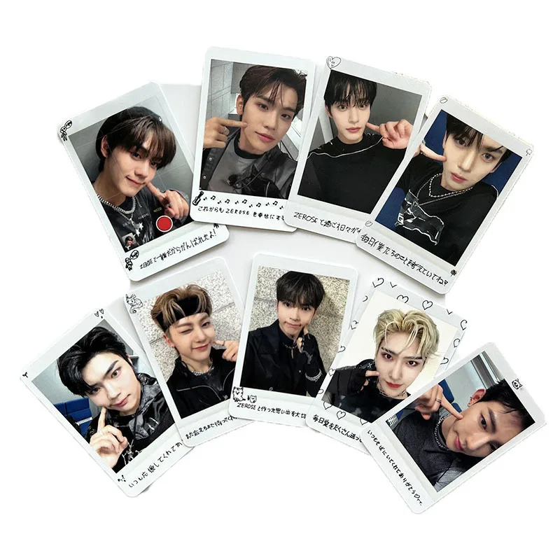 9pcs/set ZEROBASEONE Photocards ZhangHao Ricky High Photo Printing Postcards ZB1 HanYuJin LOMO Cards Fan Gift