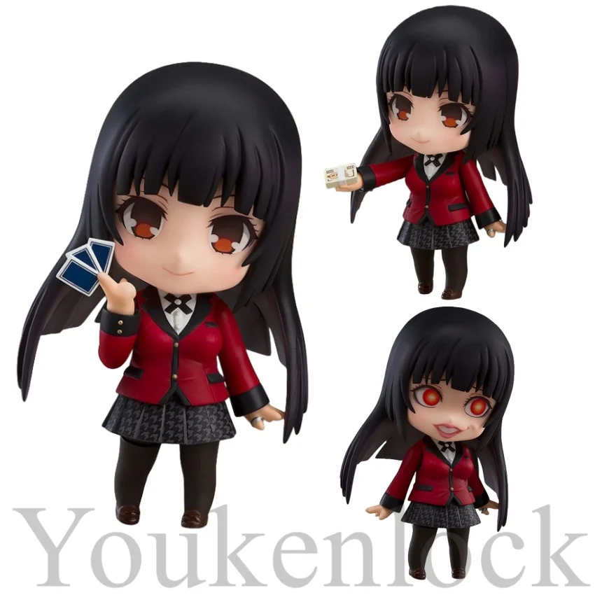 10CM Kakegurui Jabami Yumeko #882 Anime Figure PVC Action Figure Face Changeable Statue Model Collection Toys Doll Gifts