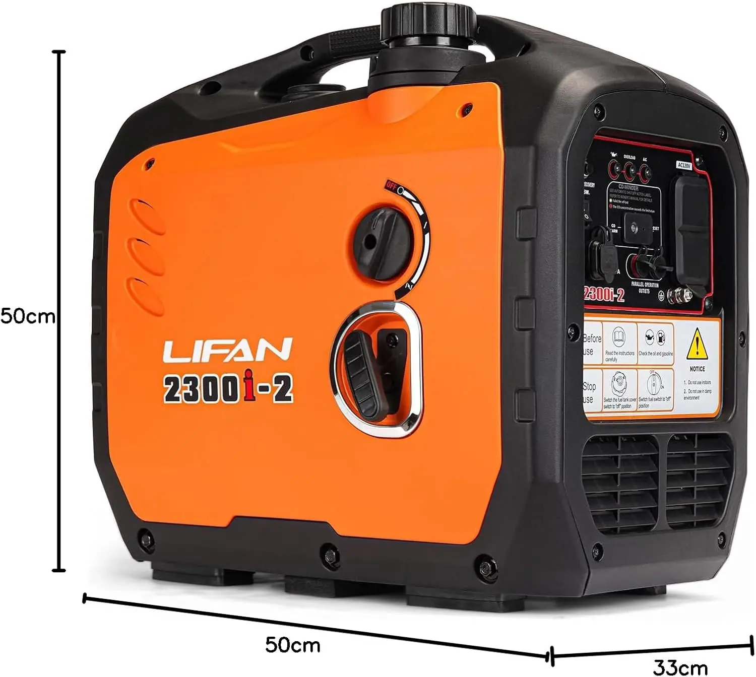 

3500W Portable Inverter Generator,Gas Powered,Super Quiet,Electric Start,Portable Outdoor Generator for Home Backup, RV, Camping