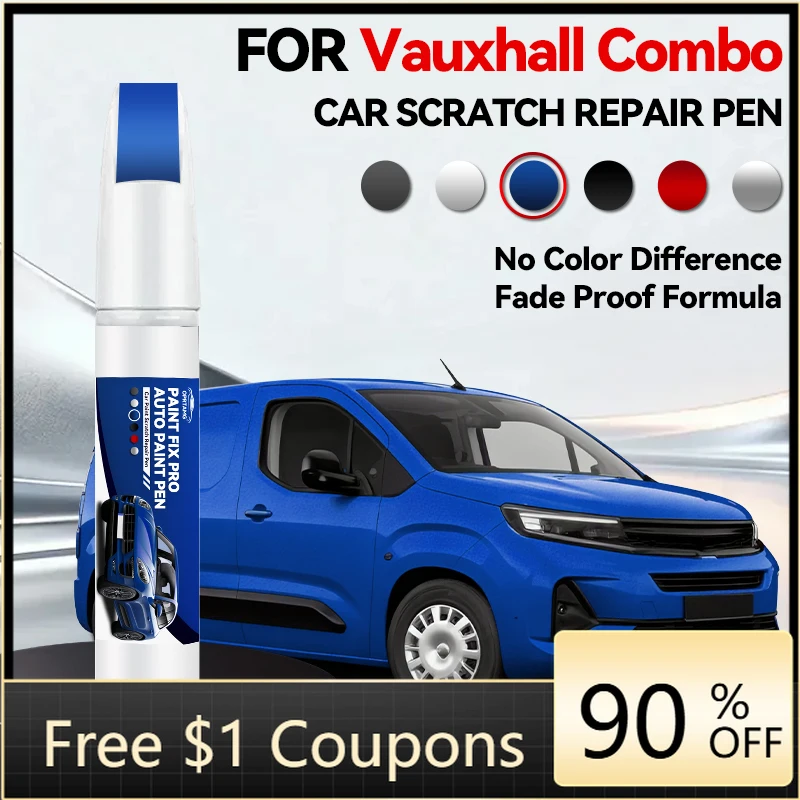 

Автомобильные аксессуары: Карандаш для подкраски царапин Vauxhall Combo (1985-2025) — цвета Arctic White, Carbon Black, Contract Grey