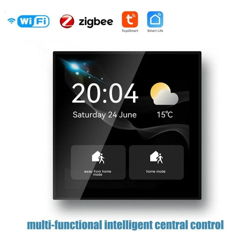 Multi-functional Touch Screen Control Panel Wifi For Home In-wall APP Remote Control Build In Hub