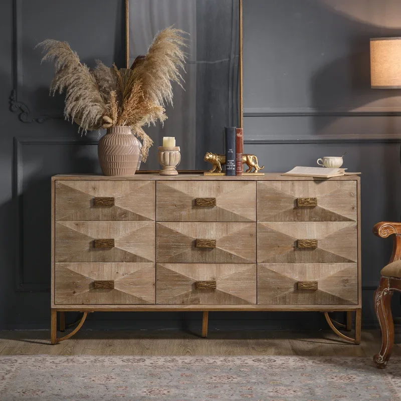 خزانة جانبية لتناول الطعام، وخزانة مدخل مبتكرة لغرفة المعيشة، وخزانة تخزين متعددة الوظائف للسرير والإفطار