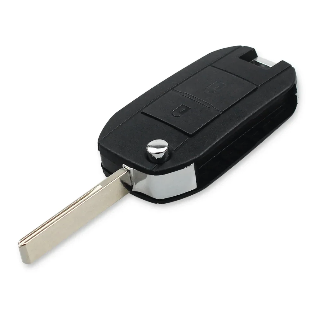 KEYYOU 2-przyciskowy zmodyfikowany składany klucz do Toyoty AYGO do Citroen C1 C3 do Peugeot 307