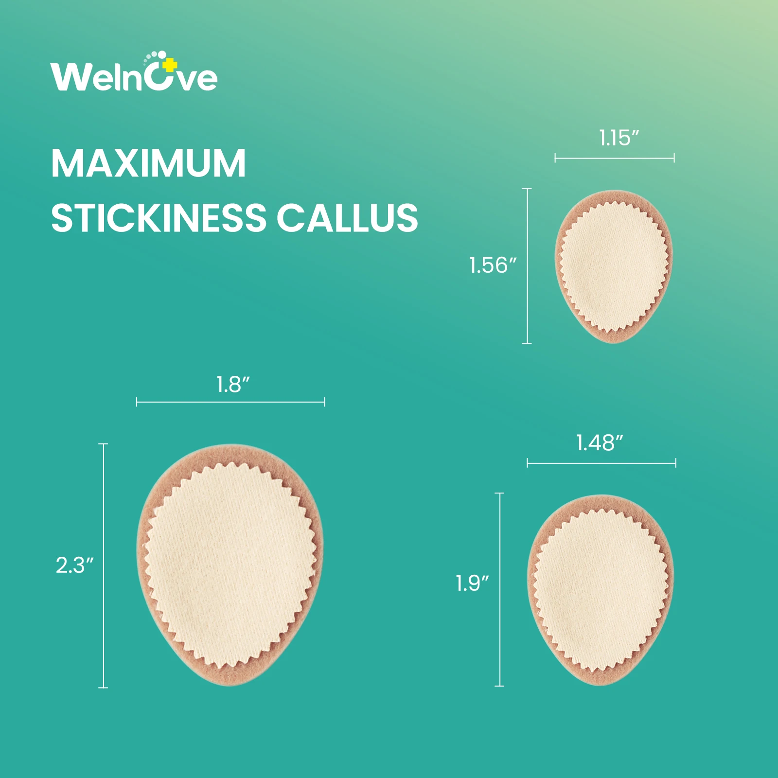 20개/세트 발 보호 패드, 굳은살 제거기, 발가락 보호 펠트 원단, 치킨 아이 패치, 발 마찰 방지, 캐주얼 하이힐 스티커