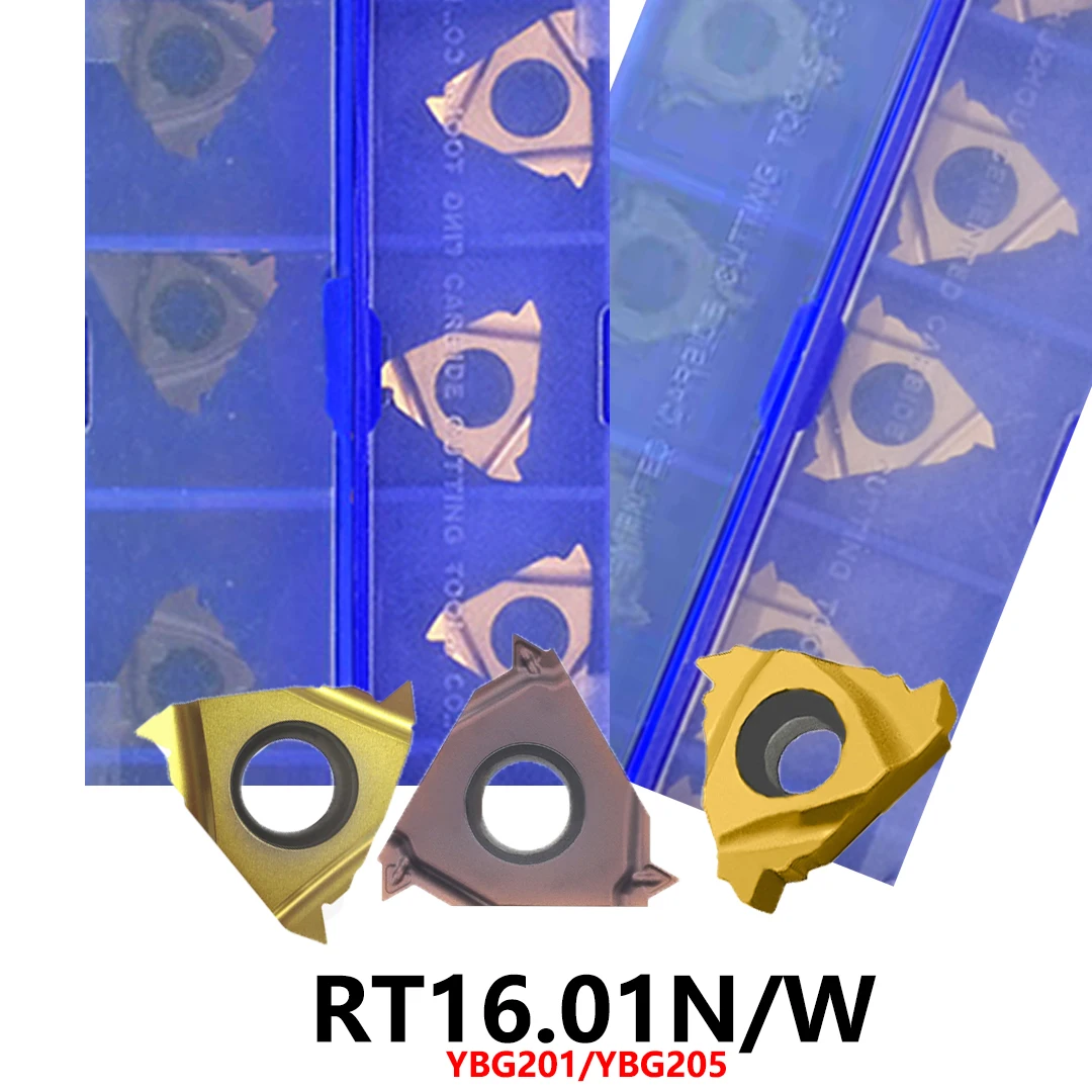 

Оригинальные твердосплавные пластины RT16.01N 8 11,5 14 18 27 NPT RT16.01W NPTPB 11 14 BSPT UN YBG205 YBG201 с ЧПУ 16ER 16IR 14NPT