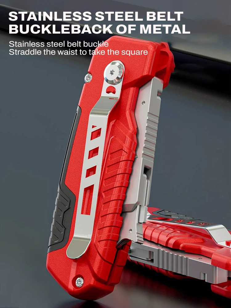 Wielofunkcyjny nóż uniwersalny Wysuwany, ostry nóż do cięcia papieru o dużej wytrzymałości ze stali o dużej wytrzymałości Nóż uniwersalny dla elektryków 3 ostrza