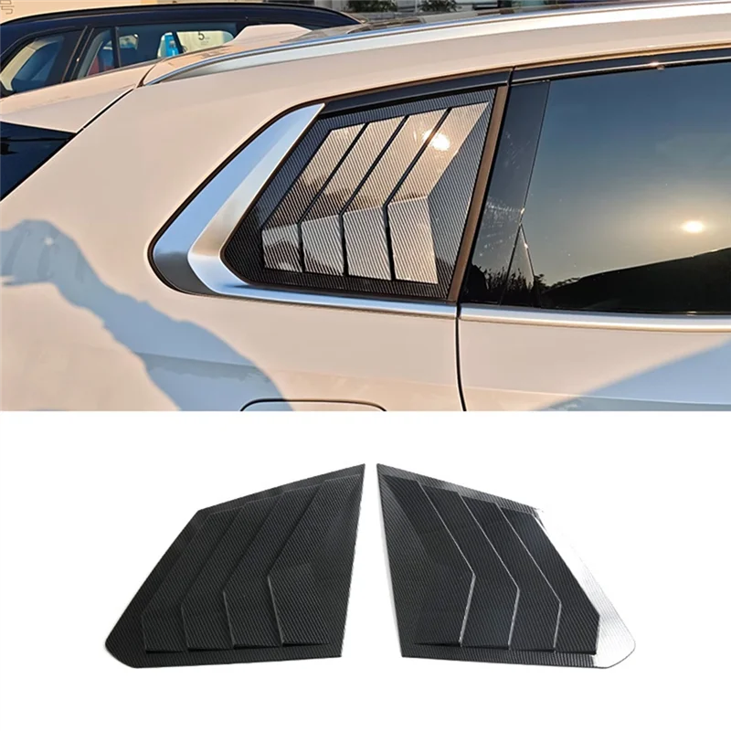 

For BMW X3 G45 2025 Carbon Fiber Car Rear Louver Window Side Shutter Cover Trim Decoration Accessories