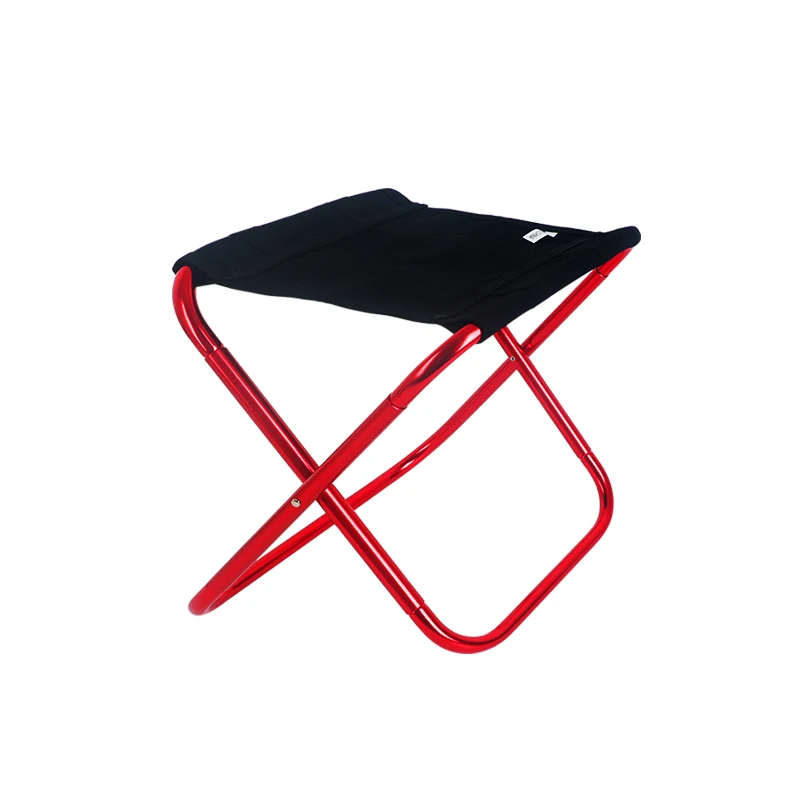 Outdoor Aluminium Alloy Portable Folding Picnic Camping Stool MIni Storage Fishing Chair Ultralight Furniture