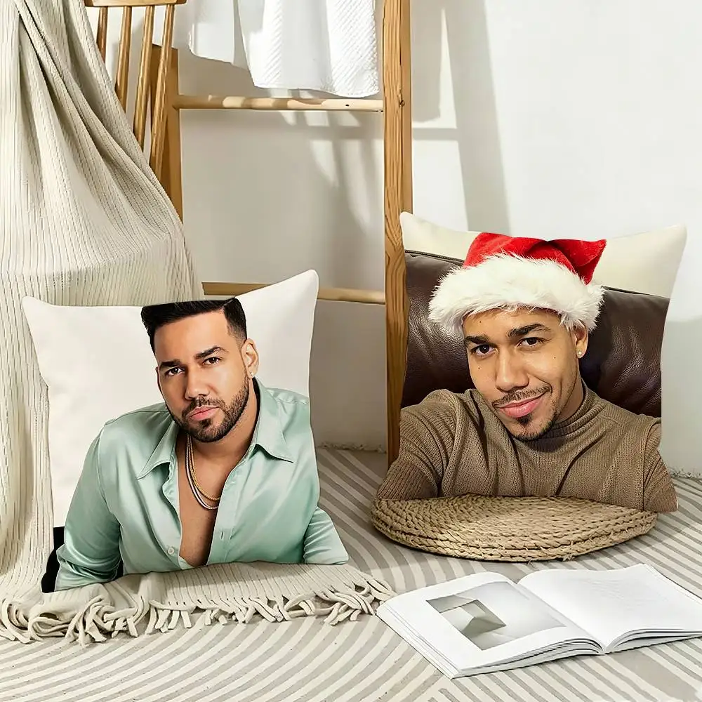 UsLatinArtist-Romeo S-Santos   Pillow Case Pattern Printed Pillowcase For Living Room Sofa Cushion Cover