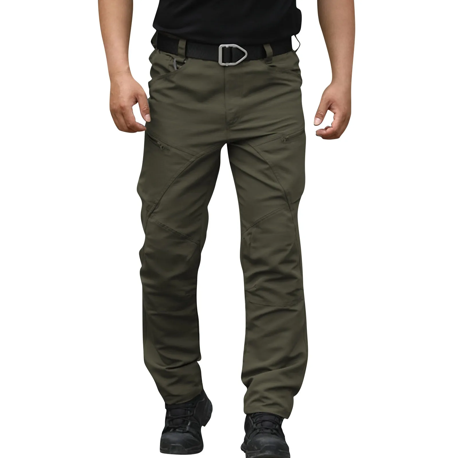 Men's Military Outdoor Training Pants Camouflage Wear-resistant Hiking Pants Daily Versatile Pockets Trousers