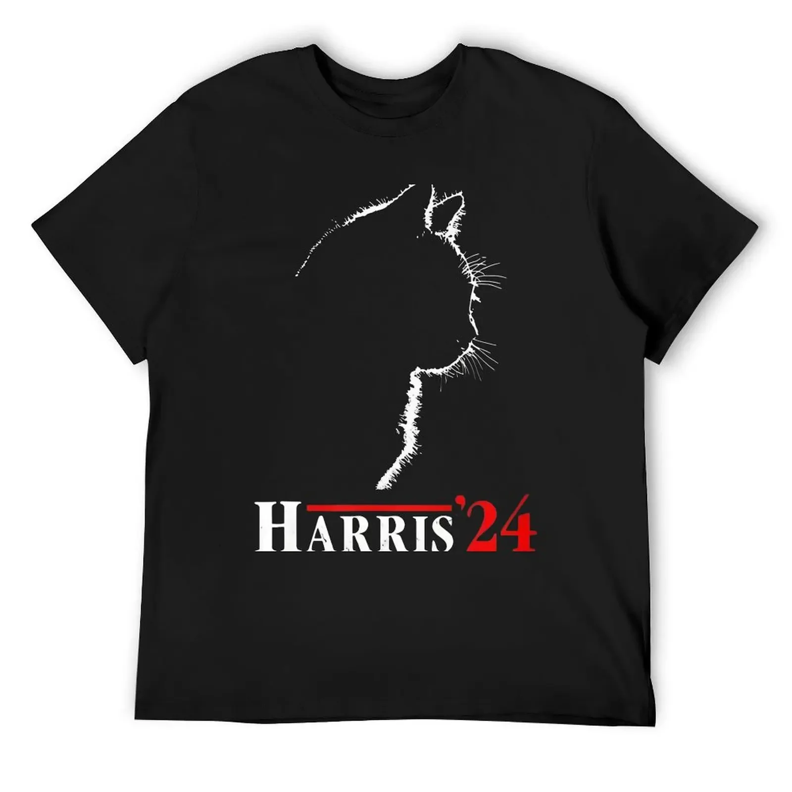 Cat Harris 24 Childless cat lady for Kamala Harris 2024 T-Shirt new edition anime tshirt sweat Men's t shirts