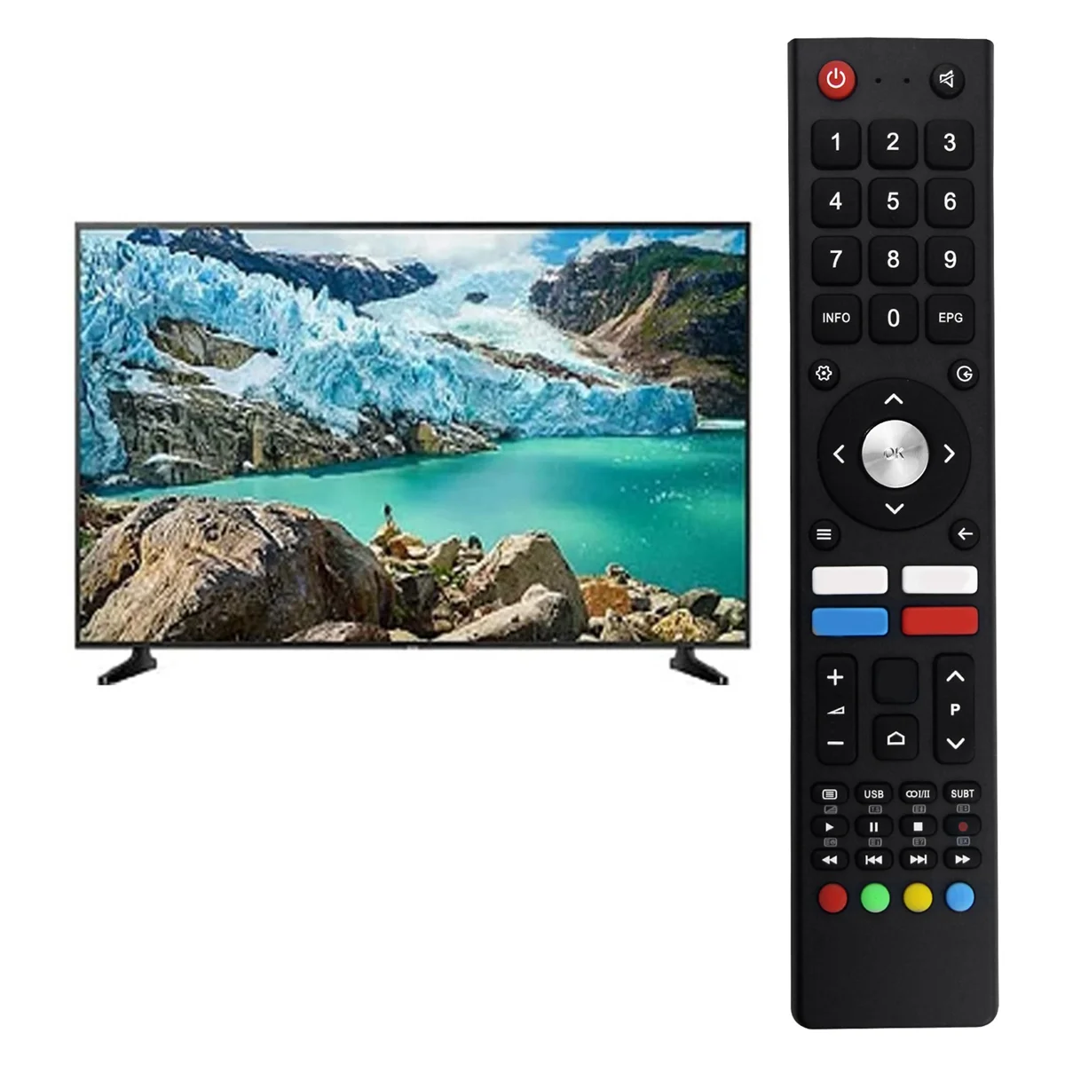 Ersetzen Sie die Fernbedienung für CHIQ Smart 4K UHD TV L32H7N L32H7S U43H7AN U43H7L U43H7LX U50H7AN U50H7N U55H7A
