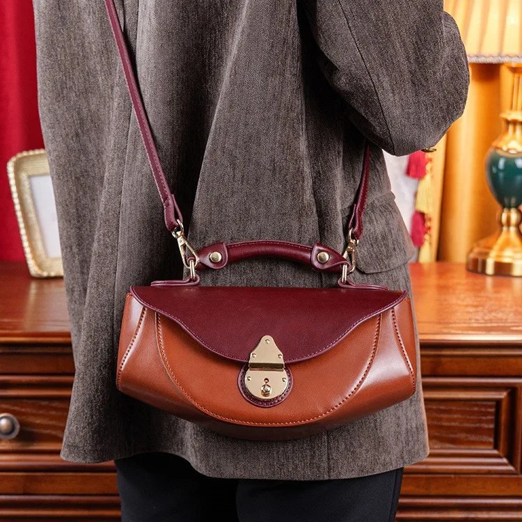 

Niche Designer Brand New High Quality Retro Inclined Shoulder Bag for Women Fashion Single Shoulder Bag Hot Sale Free Shipping