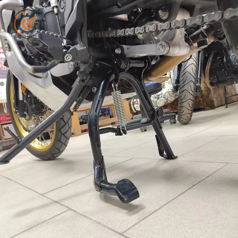XL 750 Motorcycle Center Kickstand Central Parking Stand Foot Support Bracket Steel Rack Fit For HONDA XL750 TRANSALP 2023-2025