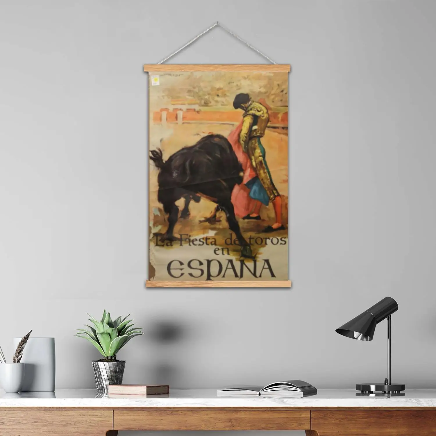bullfighting Framed Wall Painting Canvas Art Poster and Wall Art,  Modern Family, Bedroom Decor, Posters,Decorative painting
