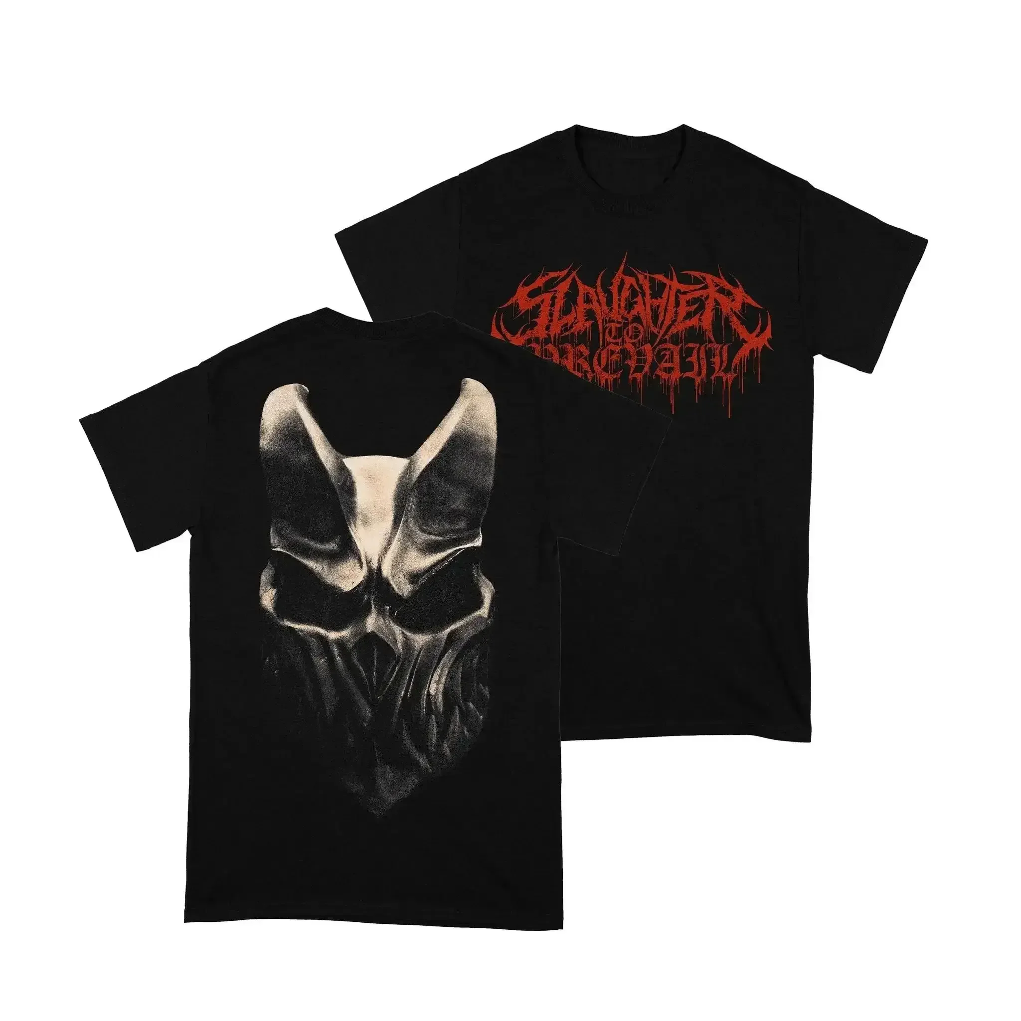 Mental SLAUGHTER TO PREVAIL T-shirt Mens Russia Rock Heavy Short Sleeve Tshirt Graphic Tee-shirt Harajuku Streetwear Shirts