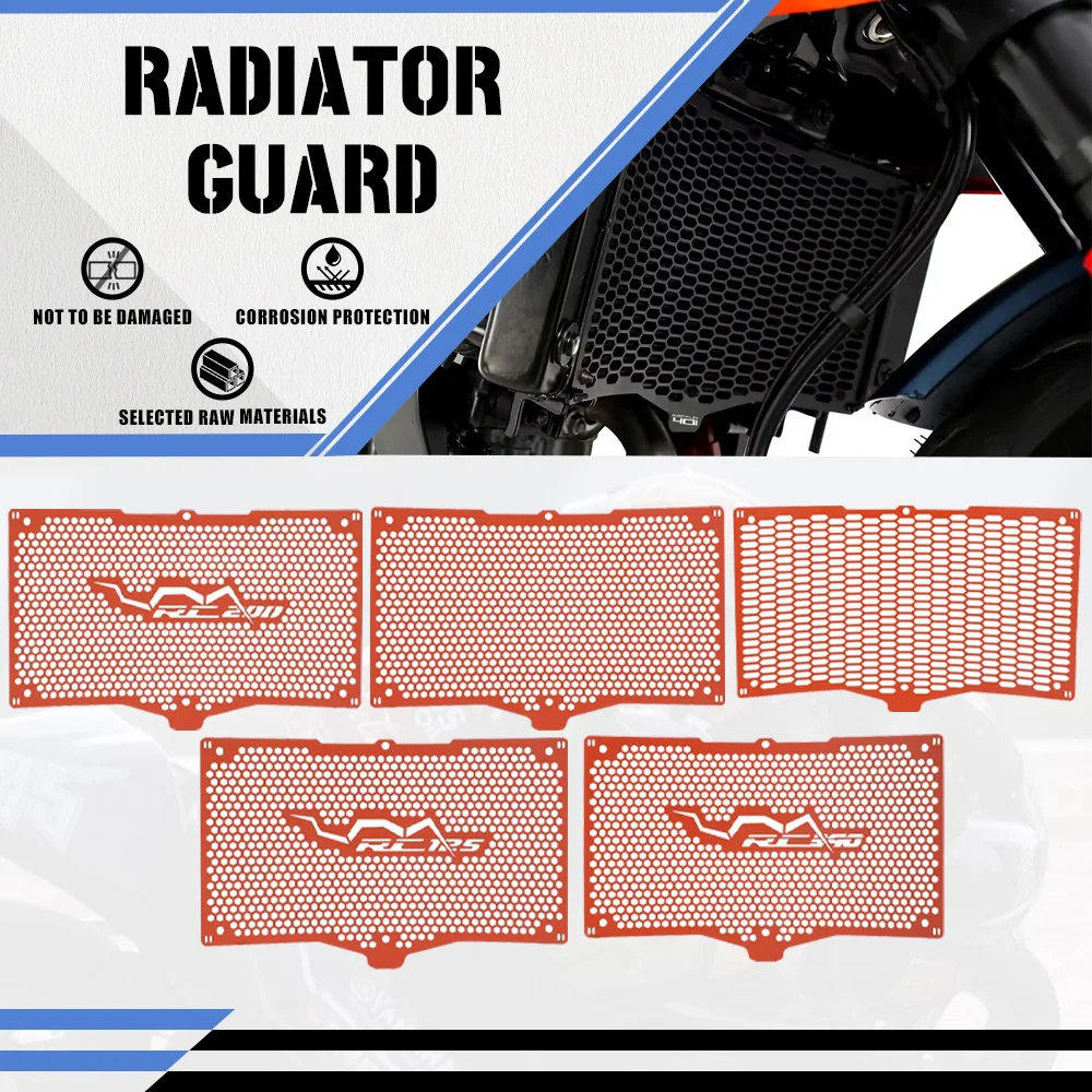

2026 2025 Motorcycle For RC125 RC250 RC390 Duke125 Duke250 Duke390 390 Adventure Radiator Grille Cover Guard Protection Protetor