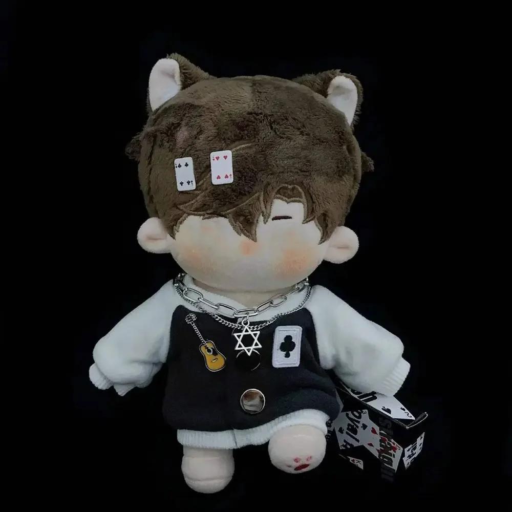 코트 놀이 집 드레싱 게임 변경 자수 재킷 면화 인형 20cm 인형 옷 야구 유니폼