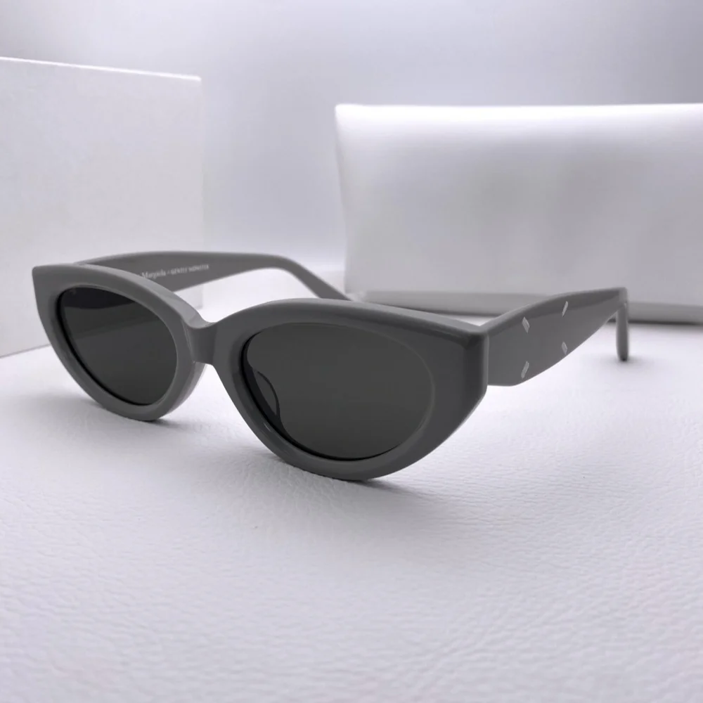 

New MM108 small cat eye sunglasses men's handmade original luxury brand glasses acetic fashion women outdoor UV400 glasses
