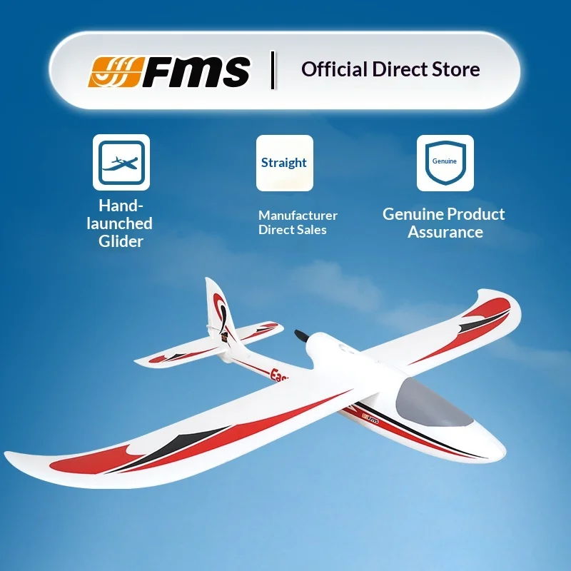 

FMS 1280mm Traveler V2 RC Airplane Beginner Training Remote Control Model Fixed Wing Aerodynamic Simulation Toy for Hobbies