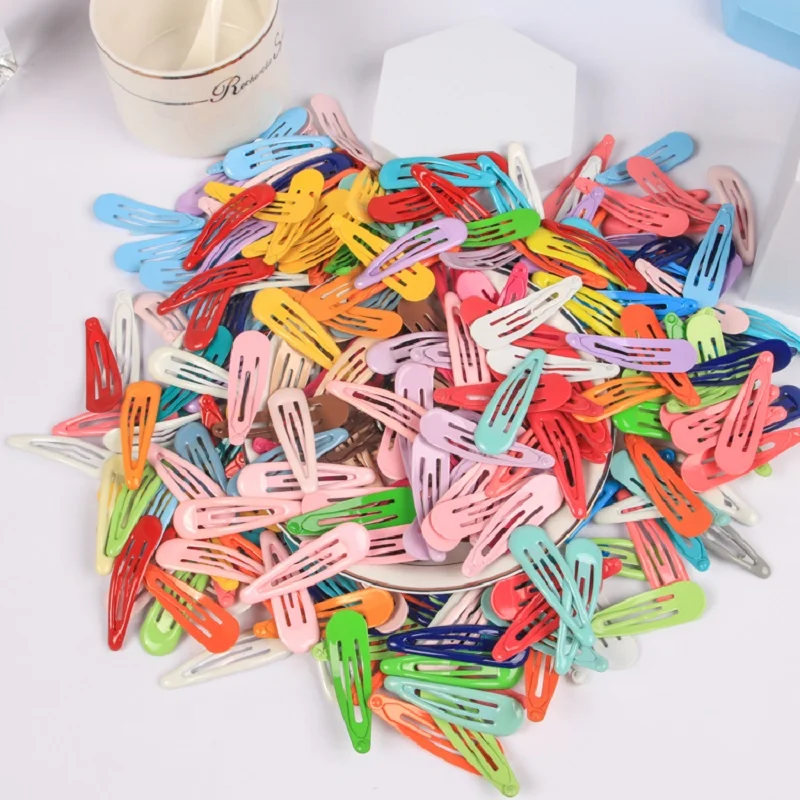 30pcs Cute Candy Colors Dripping Hairpins BB Clip Girls Children Hair Clip Pin Barrette Accessories Women Kids