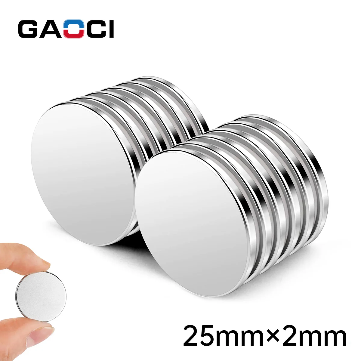 

10/20/50/100Pcs 25x2 NdFeB Neodymium Magnet Super Powerful Small Round Permanent Disc Magnetic imanes 25x2