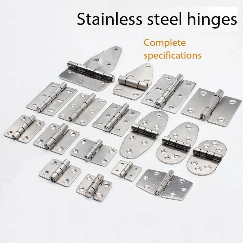 304 stainless steel hinges, thickened heavy-duty hinges, hardware folding cabinet doors, folding accessories, door swing hinges