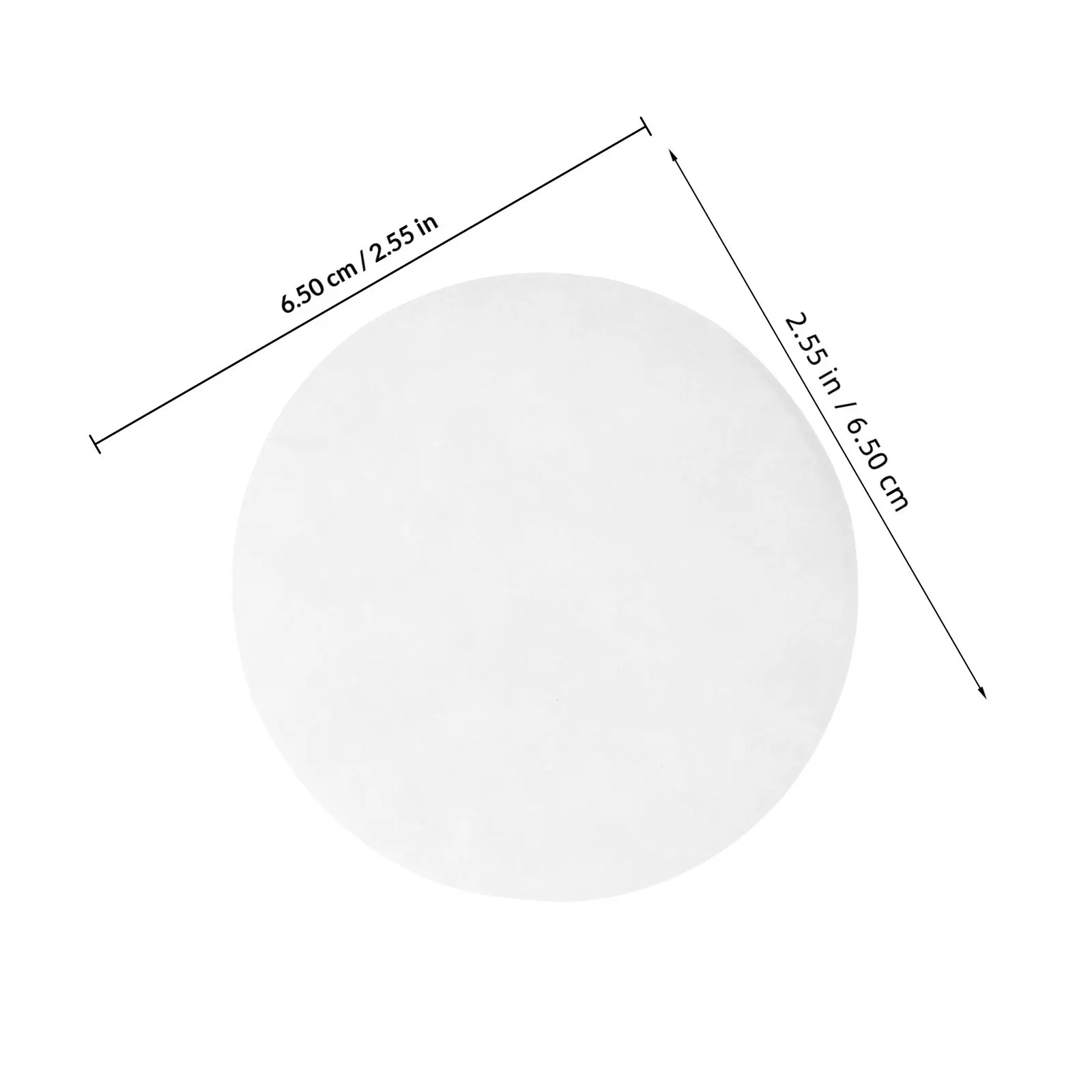 100Pcs Filter Paper For Lab Non-stick Qualitative Medium Use Sheets Experiment Absorbing Science Accurate