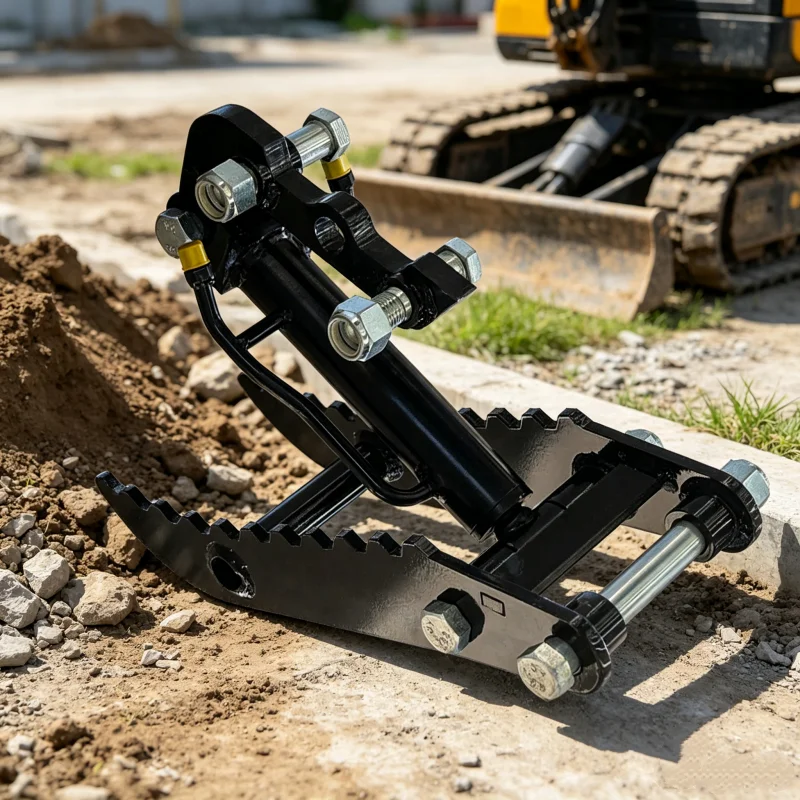 Hydraulic Thumb Attachment for Mini Excavator, Heavy Duty Steel Hydraulic Thumb Clip Clamp, Universal Small Digger Grab Accessory for Construction Digging