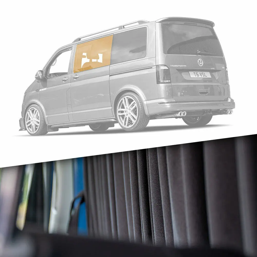1PC RV Aluminum Alloy Track Curtain Caravan Window Curtain Kit For Vw T5 T6 Ford Transit Fiat Ducato Peugeot Boxer Boat