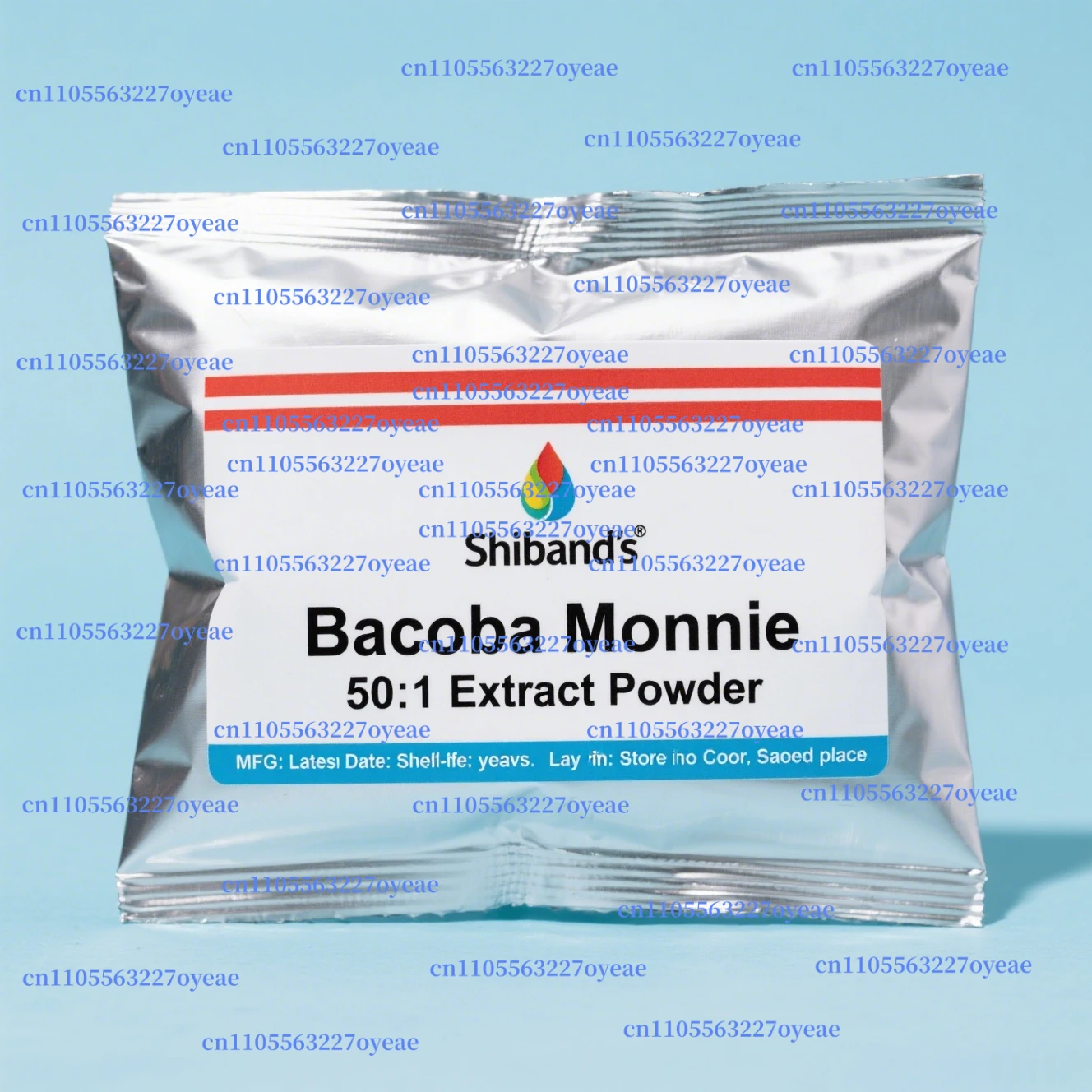 Proportion personnalisée Meilleur prix Bacopa Monnieri /ext de haute qualité, Saison cadeau sur une offre spéciale pour distributeurs globaux