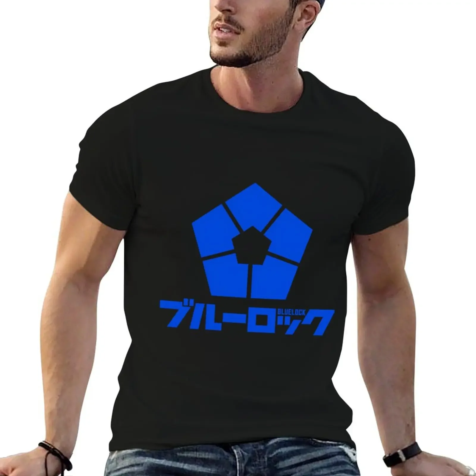 

Blue Lock Logo Soccer Sports Anime T-Shirt man t shirt essential t shirt designer shirts mens t shirt