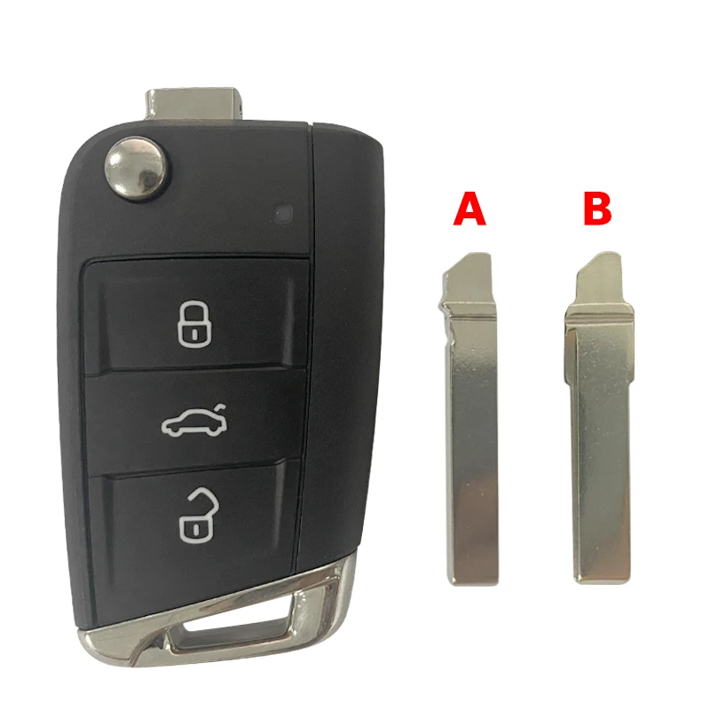 CN001068 Original FCC 5G0 959 752 BA/ 5G0 959 752 BB Auto Smart Remote 3B 433MHz ID48 MQB Chip Flip Car Key For Vw Tiguan Touran