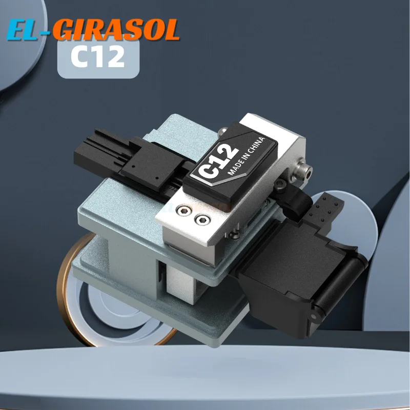 

New Fiber Cutting Hine C12 16 Surface Blade Up To 32000 Cleave Times Fiber Optic Cleaver Knife Tools Cutter FTTH