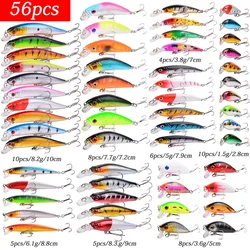 Mixed Fishing Lures Kit Lure Set Wobbler Crankbaits Swimbait Minnow Hard Baits Spiners Carp Fishing Tackle