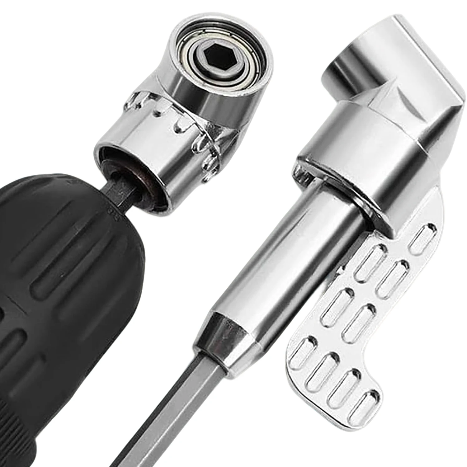 

Magnetic Adjustable Extension Hex Drill Bit 105° Long Corner Changer Adaptor Socket Holder Attachment Screwdriver Bit Batch Head