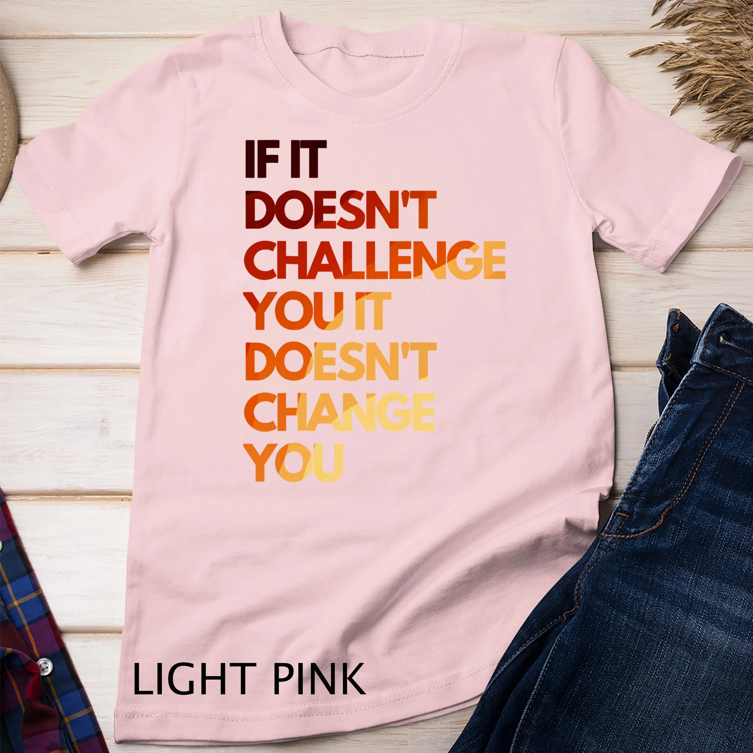 Fitness Motivation in The Gym: If It Doesn't Challenge You Then Wear A Hot T-shirt or Sweatshirt-suitable for Both Men and Women