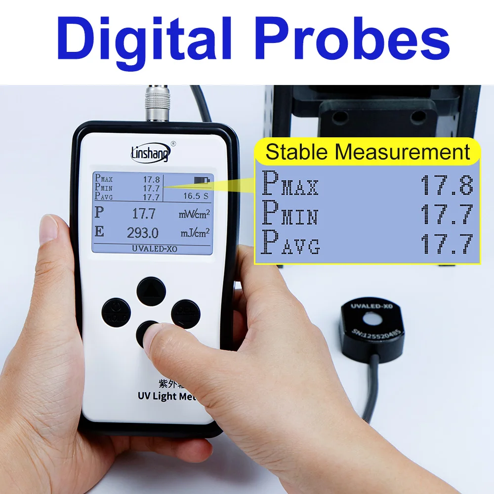 Pro Grade UV-Lichtmessgerät LS125 Multi-Sonde UVA UVB UVC-Intensitätsmessgerät UV-Radiometer
