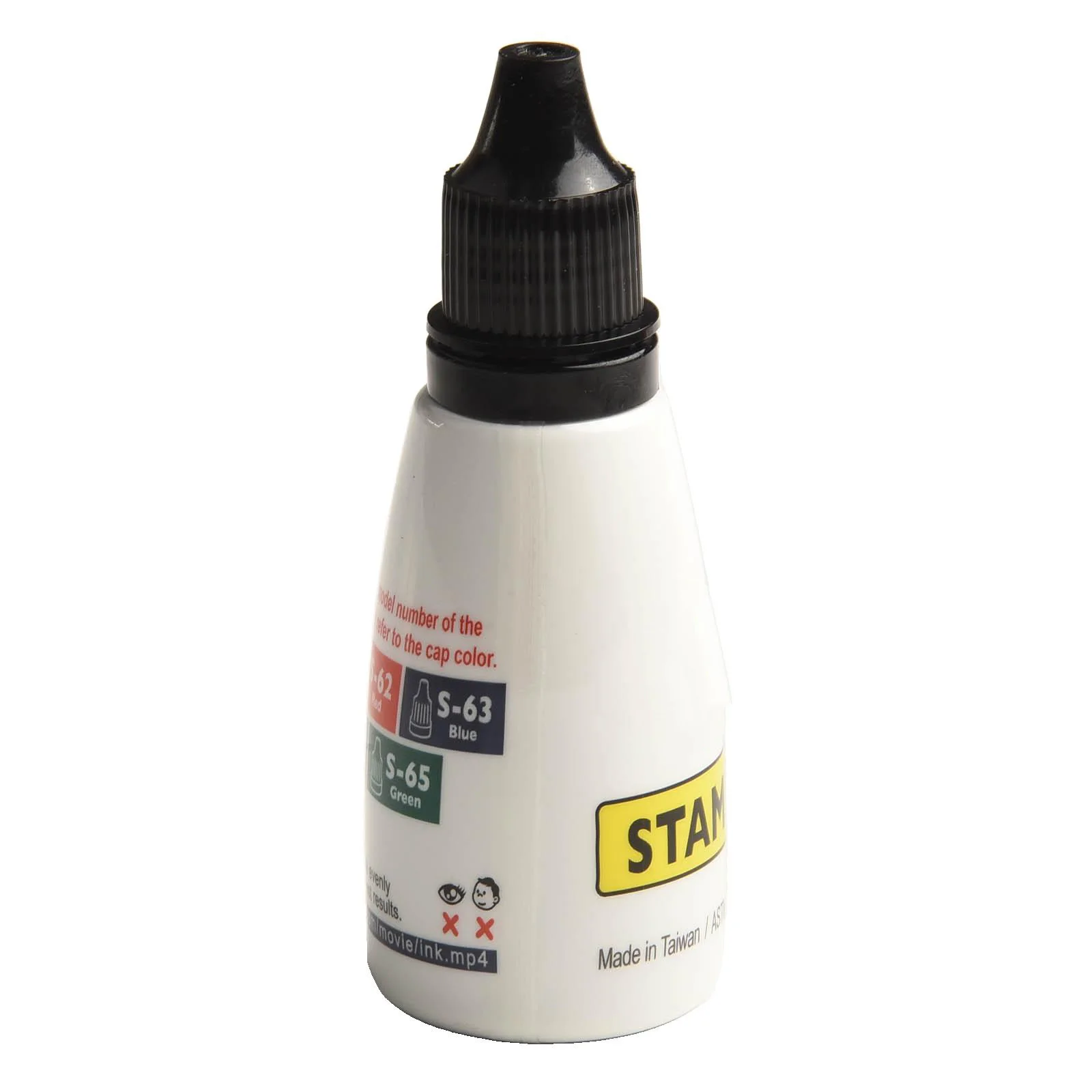 Self Inking Refill Ink 25cc Water Based Ink for For stamps Compatible with All Self Inking For stamps and Stamp Pads