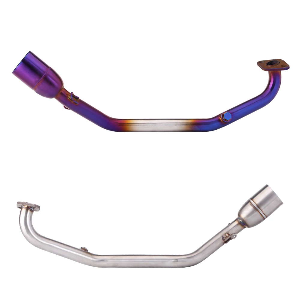 For Honda PCX PCX125 PCX150 PCX160 2021-2024 Motorcycle Exhaust Modify Manifold Escape Stainless Scooter 51mm Front Link Pipe