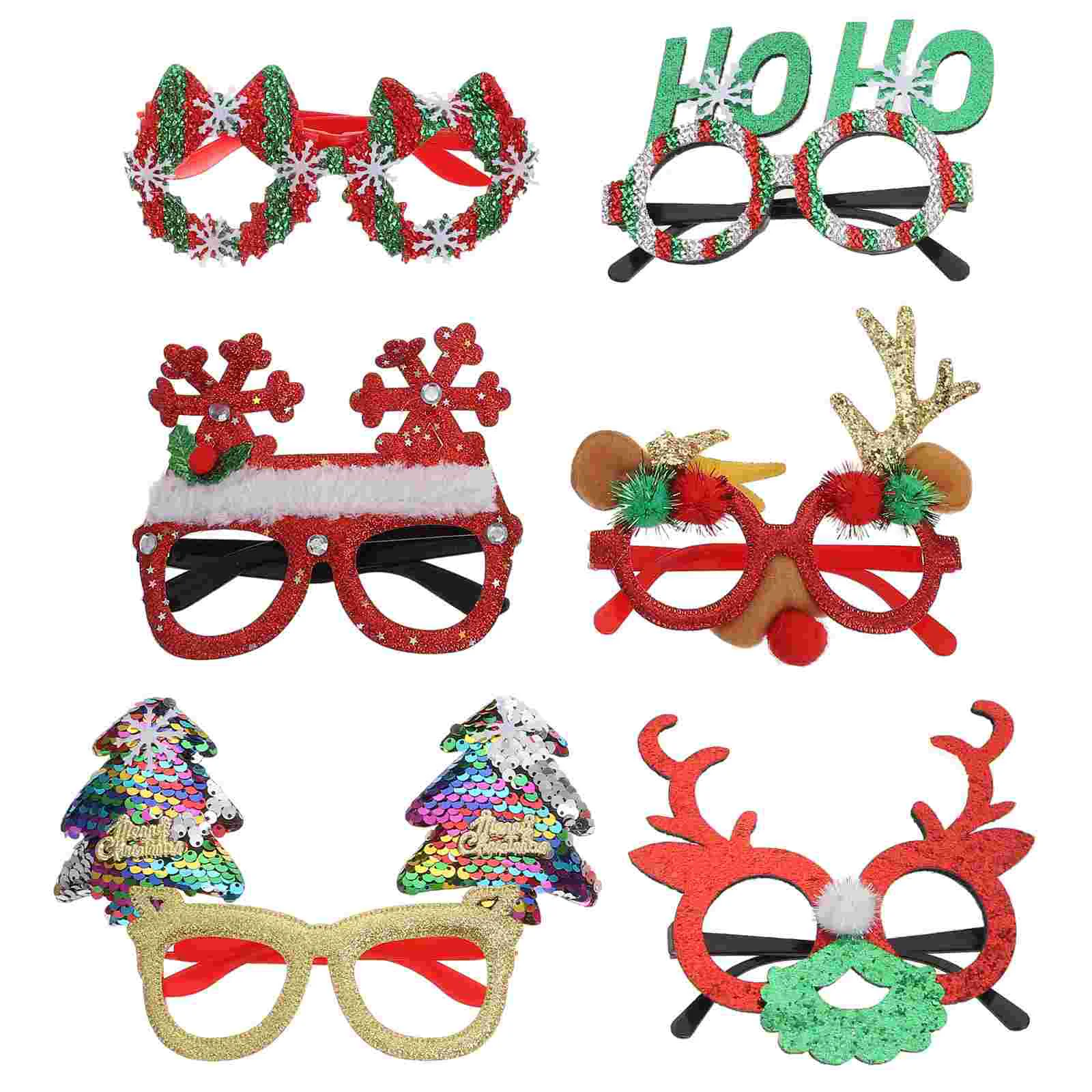 

Christmas Decoration Glasses Gifts Cosplay Party Eyeglasses Plush Child Centerpieces