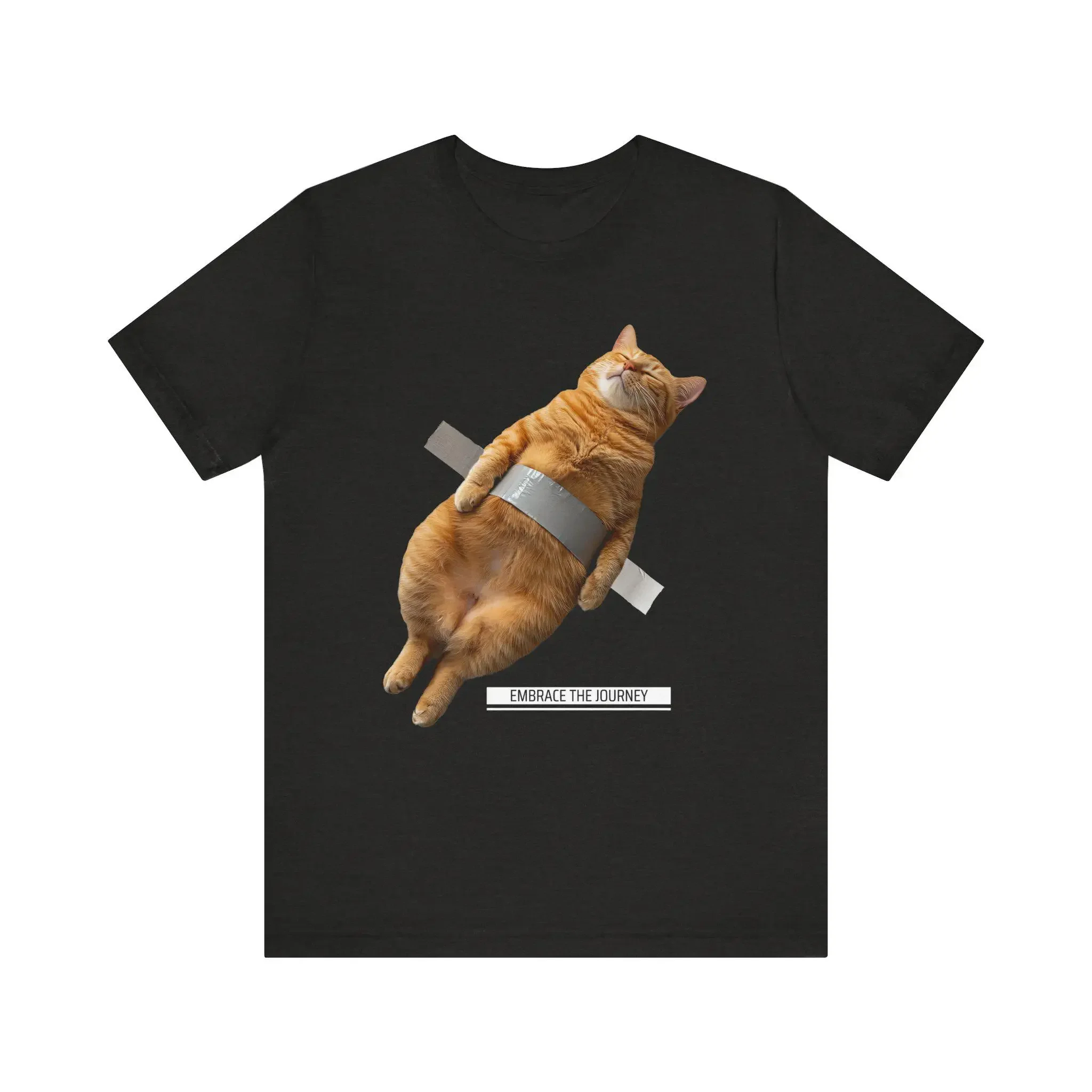 Vintage Orange Cat Graphic Unisex T-shirt Playful Funny Always Boss Up Cat   T-shirt Women Fashion Harajuku Casual Street Tees