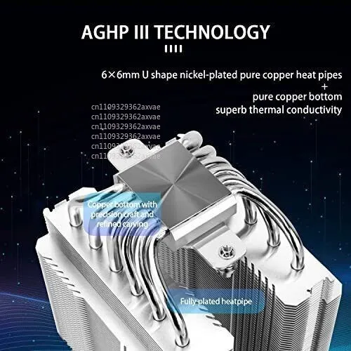 FOR Peerless Assassin 120 SE ARGB CPU Air Cooler, 6 Heat Pipes CPU Cooler, Dual