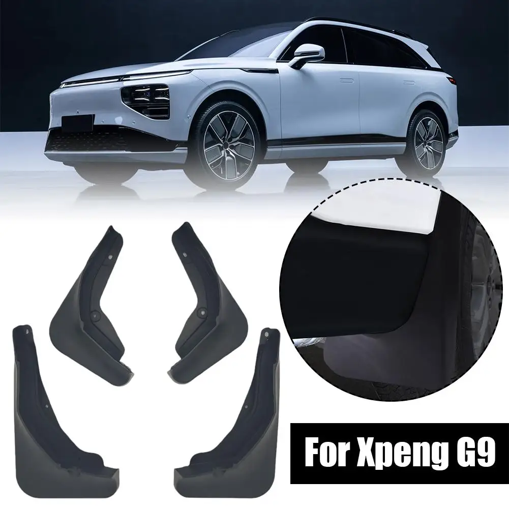 

For Xpeng XiaoPeng G9 ABS Mudguards Guards Car Guards Wheel Mud Guards Front Flaps Rear E7Q9