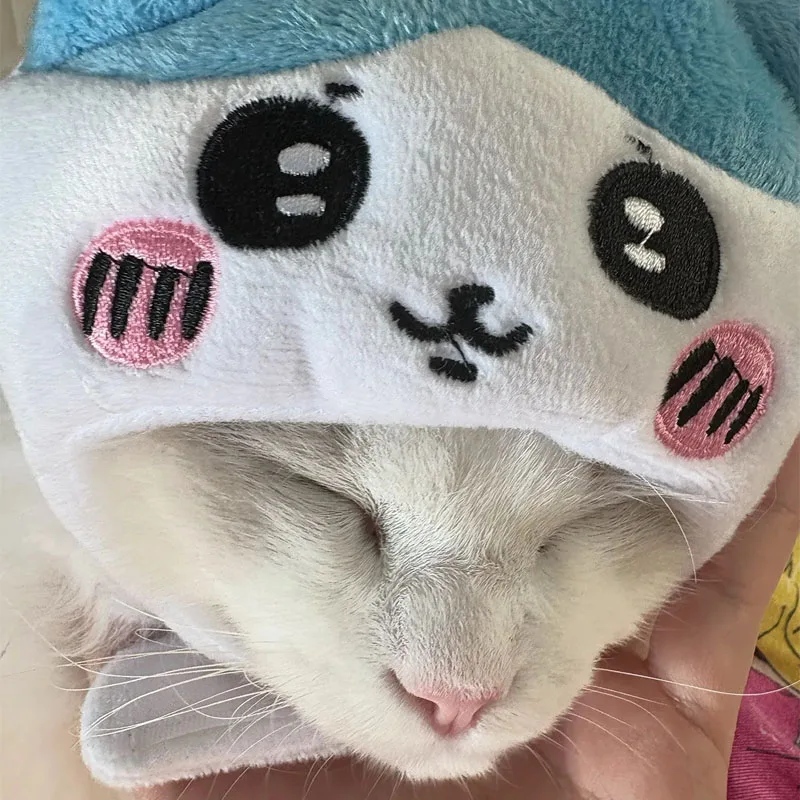 

Chiikawa Hachiware Usagi Шляпа для домашних животных Кошачий головной убор Мультяшные милые уши Собака Шляпа Одеваются Домашние уборы для кошек Маленькие собаки Товары для домашних животных