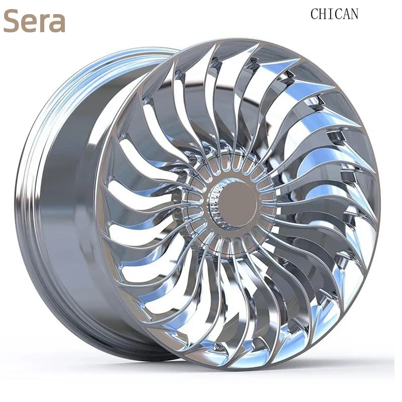 

[2026] CHICAN New High Quality Modified Custom 15-26 Inch Concave Aluminum Forged Chrome Multi Spoke Wheels 100mm 20mm